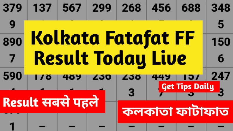 Kolkata Fatafat FF Result Today